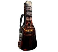 Borse per basso con motivo castello di Halloween 46, custodia per chitarra acustica da 104 cm, custodia per chitarra elettrica Oxford impermeabile, custodia per chitarra acustica classica, ukulele,