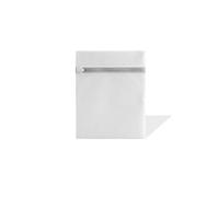 Borse per bucato riutilizzabili in rete, Borsa for il lavaggio a rete grossa e fine for biancheria for reggiseni neonati con cerniera bianca(Coarse Net 25x30cm)