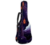 Borse per chitarra elettrica con stampa Halloween Spooky Boo 65, custodia per chitarra acustica da 104 cm, custodia per chitarra elettrica Oxford impermeabile, custodia per chitarra acustica classica,