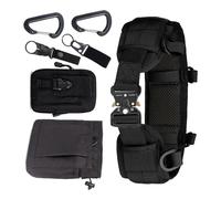 Borse per cintura da battaglia,Cintura da battaglia imbottita | Cintura per attrezzi da 8 pezzi,Cintura multifunzione per utensili Airsoft, cintura comoda per guardia giurata per e, Nero , Consulte la