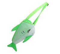 Borse per Conchiglie da Spiaggia,Tracolla a Squalo Design Cartone Animato - Capiente e pieghevole per raccogliere conchiglie,Per bambini famiglia ragazza ragazzo estate mare