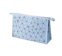 Borse per cosmetici Borsa for cosmetici da viaggio da donna, 2 pezzi, multifunzione, in pelle PU, impermeabile, portatile, organizer for articoli da toeletta, for riporre i cosmetici(Blue,S)