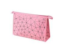 Borse per cosmetici Borsa for cosmetici da viaggio da donna, 2 pezzi, multifunzione, in pelle PU, impermeabile, portatile, organizer for articoli da toeletta, for riporre i cosmetici(Pink,L)
