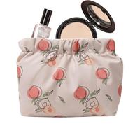 Borse per cosmetici da donna piccole, borsa per trucchi per borsetta | Organizer per articoli da toeletta dal design floreale | Borsa da toilette elastica per borsetta, borsa per trucchi, piccole bors