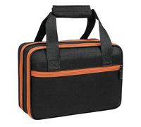 Borse per dispositivi per elettricisti, borsa impermeabile per attrezzi meccanici, 25,4 x 16,3 x 6,1 cm, organizer e multiuso, scomparti con cerniera per kit di riparazione cavi
