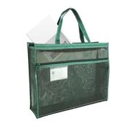 Borse Per Documenti Con Cerniera In Rete | Organizer Per Documenti Trasparente Da 17,13x13,11x4,45 Pollici Con Maniglia E Cerniera | Borsa Portaprogetti A3 Per Scuola, Puzzle, Cosmetici, Organizzazion