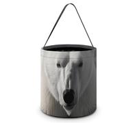 Borse per dolcetti di Halloween per contenere fantastici animali, orsi polari bianchi, sacchetti per caramelle di Halloween, borsa regalo riutilizzabile per articoli per feste, snack, borsa della sp