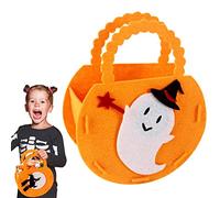 Borse per dolcetto o scherzetto, borsa per Halloween, secchio per caramelle alla | Borse per il trasporto riutilizzabili non tessute con maniglie, multiuso, Borsa tridimensionale fantasma, Refer