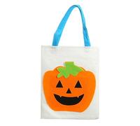 Borse per dolcetto o scherzetto, tote in iuta | Borse di iuta con stampa con zucca - Borse per dolcetto o scherzetto, borsa leggera per Halloween Goodies Bag per donne bambini ragazzi ragazze, B