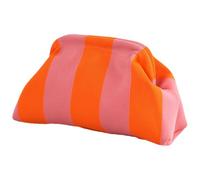 Borse per frizione a colorati per le donne - Design elegante di elaborazione, borsa in pelle multicolore | Borsa chic con chiusura magnetica, cinghia a catena rimovibile, perfetta, Rosa
