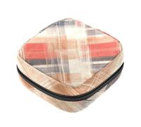 Borse per il primo periodo a scacchi per la scuola, borsa per assorbenti igienici, borsa per tazza mestruale con cerniera, borse per tamponi da donna
