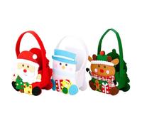 Borse per Il Trattamento Natalizio - Borsa Christmas Non Tessuta | Materiale Leggero Candy Burlap Sack, Sackcandys Sweet Task, Kids Favors Vacida