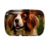 Borse per il trucco da donna,borsa da toilette per uomo,cane cavalier king charles,borsa per cosmetici da viaggio