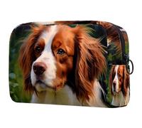Borse per il trucco da donna,borsa da toilette per uomo,cane cavalier king charles,borsa per cosmetici da viaggio
