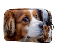 Borse per il trucco da donna,borsa da toilette per uomo,Cane Cavalier King Charles Spaniel,borsa per cosmetici da viaggio