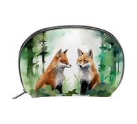Borse per il trucco da donna,borsa da toilette per uomo,fiume di acqua di volpe,borsa per cosmetici da viaggio