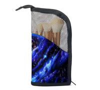 Borse per il trucco da donna,borsa da toilette per uomo,vortice dello spazio della natura cosmica,borsa per cosmetici da viaggio