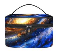 Borse per il trucco da donna,borsa da toilette per uomo,vortice dello spazio della natura cosmica,borsa per cosmetici da viaggio