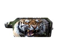 Borse per il trucco da donna,borsa da toilette per uomo,Zoo ritratto animale Tigre,borsa per cosmetici da viaggio