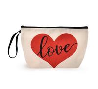 Borse per il trucco per donne, moglie, regali da marito, romantici regali di San Valentino per fidanzata, fidanzata, borsa cosmetica da viaggio, piccola borsa per il trucco per donne e ragazze, regali