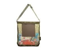 Borse per la ricerca di cibo - Sacchetti per la ricerca di cibo in pelle e tela | Cesto per funghi per gli amanti del bushcraft e del giardino | Grembiule pieghevole per borsa da raccolta di fru