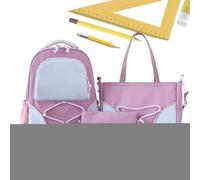 Borse per libri per la scuola - Borse per studenti, astuccio per libri di, design da viaggio, per ragazze, uso quotidiano, classe, studio, cancelleria, organizzazione, viaggi brevi, shopping