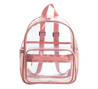 Borse per libri trasparenti - Vedi attraverso lo zaino per la scuola, borsa per libri pesante per studenti | Design di grande capacità, ideale per controlli ed eventi d, Rosa, Se référer au descriptif