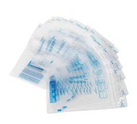 Borse per lo Stoccaggio del Latte Materno, 30 Pezzi 250ml Pre Sterilizzazione Conservazione del Latte Materno Borse Congelatore Sigillamento Fresco Buste a Prova di Perdite per Neonati