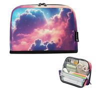 Borse per matite Fantasy Cosmic Nebula Sky Colors Big Pencil Case Zipper Matite Pouch Cute Pen Marker Bag per ragazze Cancelleria colorata Bambini Rientro a scuola Forniture