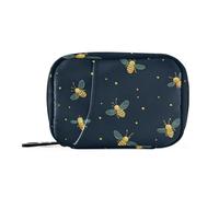 Borse per medicinali carine blu navy con scomparti rimovibili Organizzatore di pillole riutilizzabile di grandi dimensioni per borsa