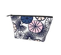 Borse per organizer per trucchi piccole e durevoli Fiori ad cinesi Floreali, Custodia portatile in tessuto Oxford impermeabile Leggera per donne Ragazze Scuola Ufficio Trasporto all'apert