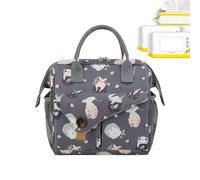 Borse per Pannolini | Sacca Impermeabile Di Grande Capacità - Borsa Per Pannolini Con Scomparti Separati - Per Asilo, Casa, Viaggi e Campeggio