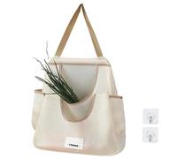 Borse per prodotti in rete, borse a rete per verdure | Tote Bags da cucina | Borse riutilizzabili sospese in rete per frutta e verdura, borse tote multifunzionali, Cachi Doppio, Se référer au