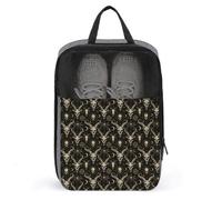 Borse per scarpe da golf, da viaggio, da donna, uomo, con stampa di teschio di capra, borse da viaggio per imballare in valigia, bowling, danza, punte, calcio, scarpe da ginnastica, organizer per
