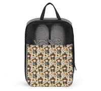 Borse per scarpe da golf, da viaggio, da donna, uomo, con stampa di zucca, spaventapasseri, borse da viaggio per imballare in valigia, bowling, danza, calcio, scarpe da ginnastica, organizer per