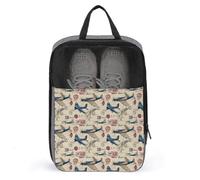 Borse per scarpe da golf, da viaggio, da donna, uomo, con stampa vintage da combattente, borse da viaggio per imballare in valigia, bowling, danza, punte, calcio, scarpe da ginnastica, organizer per