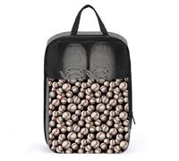 Borse per scarpe da golf, da viaggio, per donne e uomini, con stampa baseball, borse per scarpe da viaggio per imballare in valigia, bowling, danza e calcio, borsa organizer per palestra con cerniera