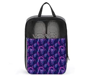 Borse per scarpe da golf da viaggio per donne e uomini - Cyber Lion Cool Print Borse per scarpe da viaggio per imballare in valigia, bowling, danza, punta-calcio, scarpe da ginnastica, organizer per