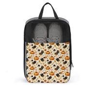 Borse per scarpe da golf da viaggio per donne e uomini, tacchini che indossano cappelli stampati, borse per scarpe da viaggio per imballare in valigia, bowling, danza, calcio, tacchetti, scarpe da