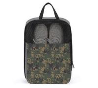 Borse per scarpe da viaggio mimetiche militari amore e pacifismo Borsa portaoggetti portatile Borsa organizer per scarpe per donna uomo