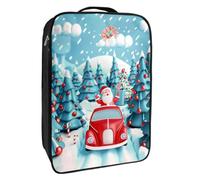 Borse per scarpe da viaggio per l'imballaggio,Borsa da viaggio per scarpe,albero di natale santa macchina rossa inverno
