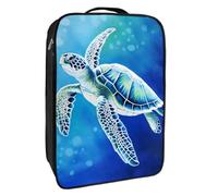 Borse per scarpe da viaggio per l'imballaggio,Borsa da viaggio per scarpe,animale marino blu tartaruga marina