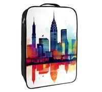 Borse per scarpe da viaggio per l'imballaggio,Borsa da viaggio per scarpe,Architettura Città Arte colorata