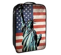 Borse per scarpe da viaggio per l'imballaggio,Borsa da viaggio per scarpe,Bandiera americana Statua della Libertà