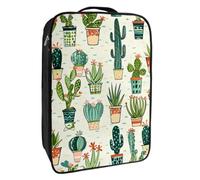 Borse per scarpe da viaggio per l'imballaggio,Borsa da viaggio per scarpe,doodle colorato fiori cactus