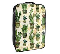 Borse per scarpe da viaggio per l'imballaggio,Borsa da viaggio per scarpe,doodle colorato fiori cactus