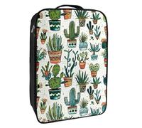 Borse per scarpe da viaggio per l'imballaggio,Borsa da viaggio per scarpe,doodle colorato fiori cactus