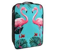 Borse per scarpe da viaggio per l'imballaggio,Borsa da viaggio per scarpe,Il fenicottero lascia lo stile hawaiano tropicale