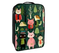 Borse per scarpe da viaggio per l'imballaggio,Borsa da viaggio per scarpe,inverno della foresta degli animali del fumetto