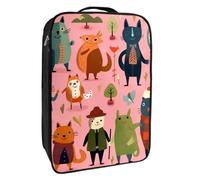 Borse per scarpe da viaggio per l'imballaggio,Borsa da viaggio per scarpe,inverno della foresta degli animali del fumetto